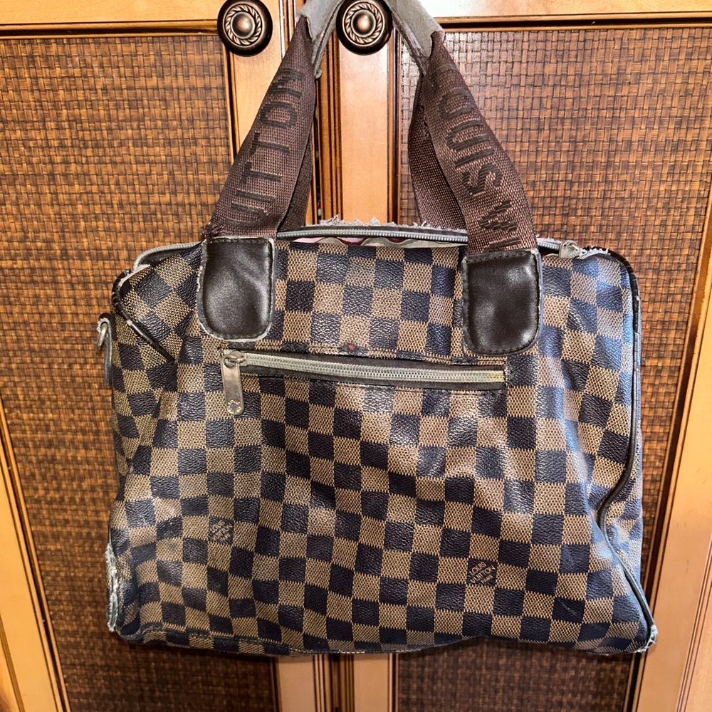 Louis Vuitton Brown Checkered Men's Bag